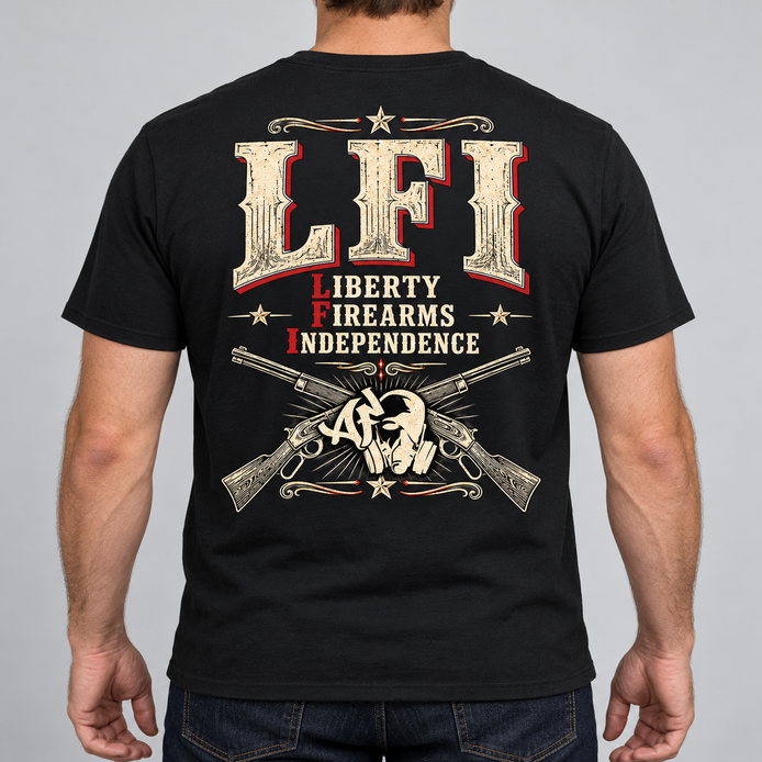 T-shirt Regular - LFI — LIBERTY. FIREARMS. INDEPENDENCE.