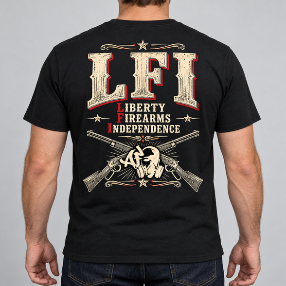 T-shirt Regular - LFI — LIBERTY. FIREARMS. INDEPENDENCE.