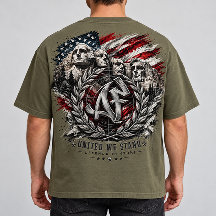T-shirt Oversize - United We Stand Legends in Stone