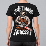 T-shirt Femme - LE BOUCHER - AF CUSTOM & Valo la Buchette