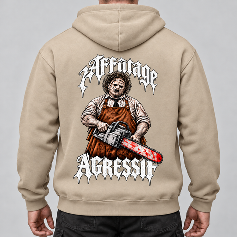 Sweat à Capuche - LE BOUCHER - AF CUSTOM & Valo la Buchette