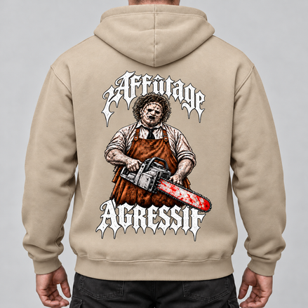 Sweat à Capuche - LE BOUCHER - AF CUSTOM & Valo la Buchette