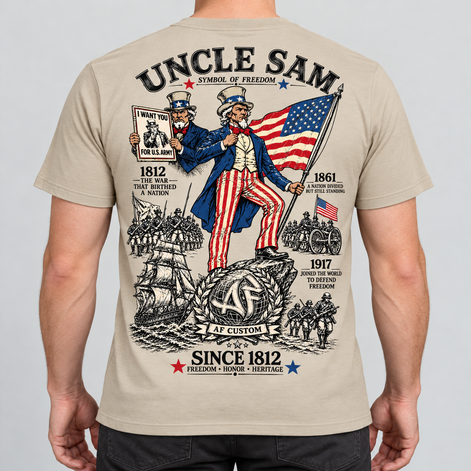 T-shirt Regular - Uncle Sam Since 1812