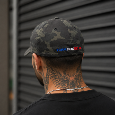 Casquette Flex Multicam Black – Broderie 3D Ton sur Ton - "AF"