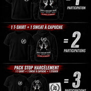 Pack STOP HARCELEMENT - Black