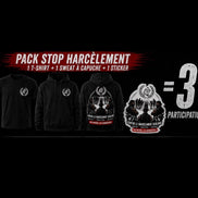 Pack STOP HARCELEMENT - Black