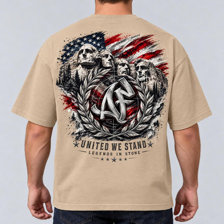 T-shirt Oversize - United We Stand Legends in Stone