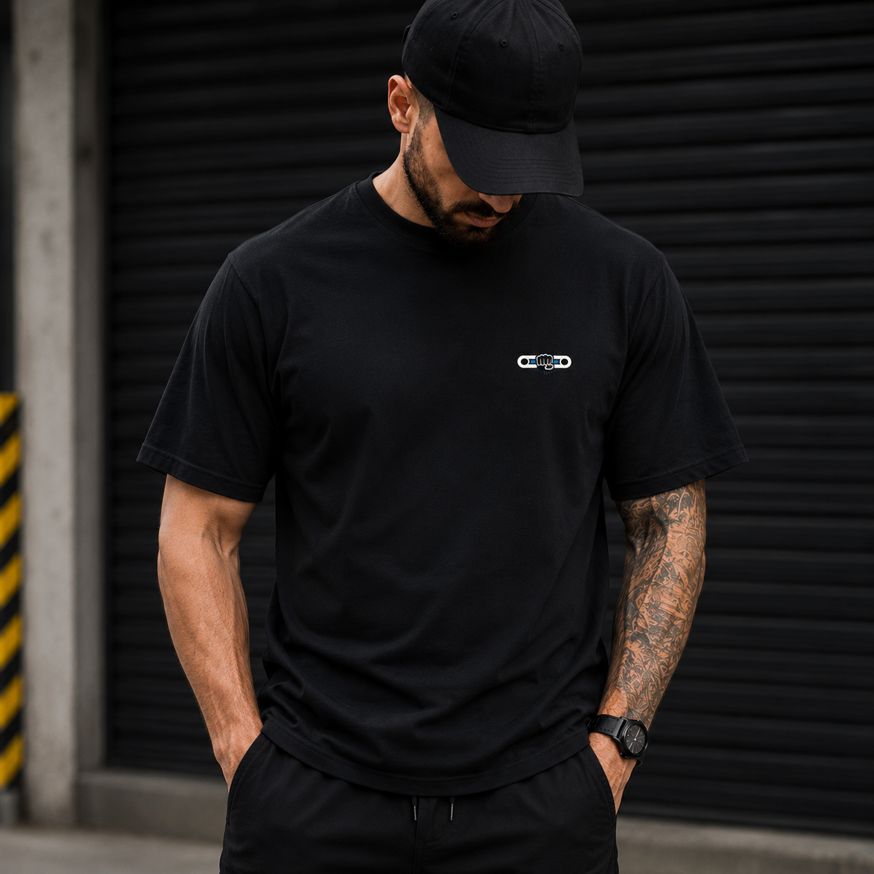 T-shirt STOP HARCELEMENT Version 3 - Noir