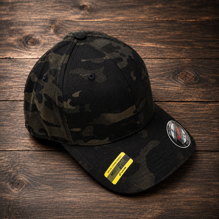 Casquette Flex Personnalisée avec Patch Cuir PU
