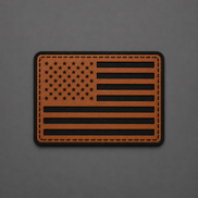 Patch Velcro en Cuir PU