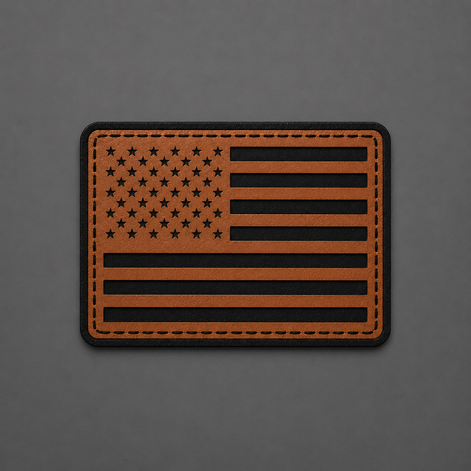 Patch Velcro en Cuir PU