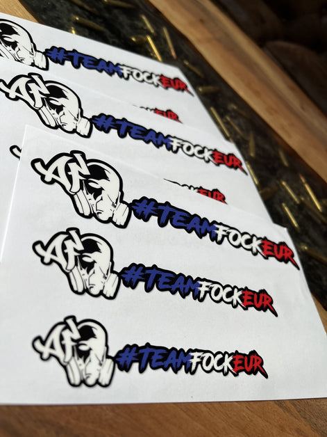 Planche 3 stickers Team Fockeur