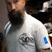 Arme Maniac gris chiné