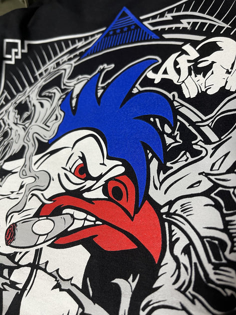 T-shirt Coq'Hard - Noir