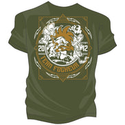 T-shirt - Coq'Hard - Kaki