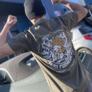 T-shirt - Coq'Hard - Kaki