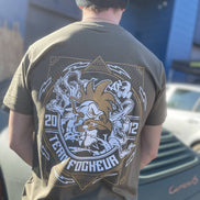 T-shirt - Coq'Hard - Kaki