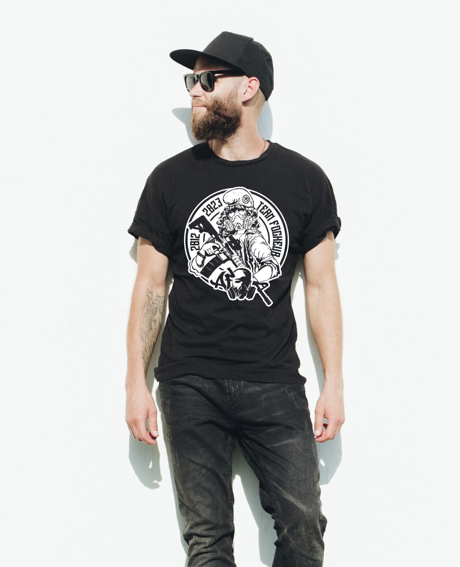 T-shirt Marianne - Noir