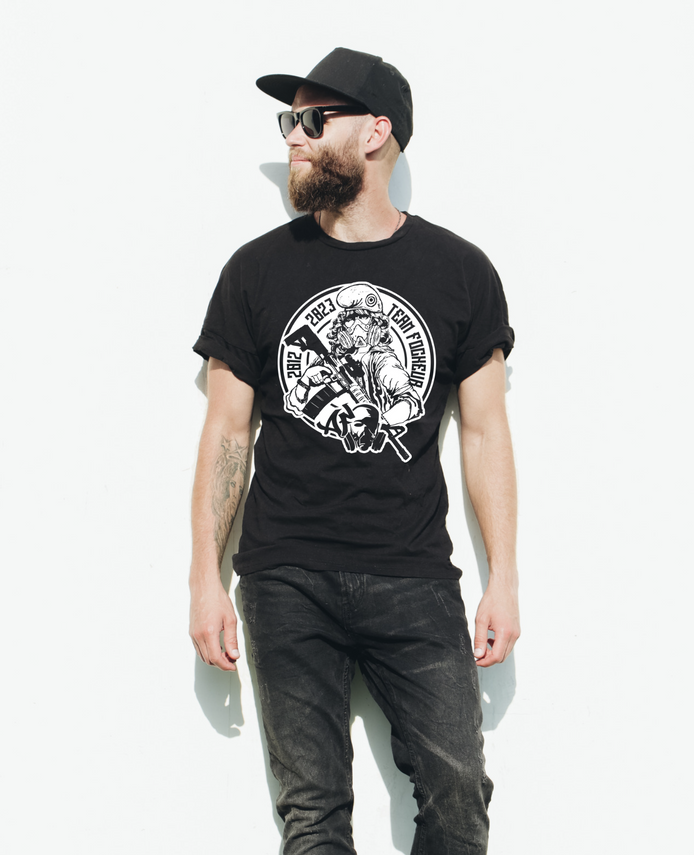 T-shirt Marianne - Noir