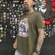 T-shirt Oncle Fock - Kaki