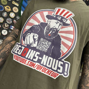 T-shirt Oncle Fock - Kaki