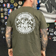 T-shirt Strong Blood - Kaki