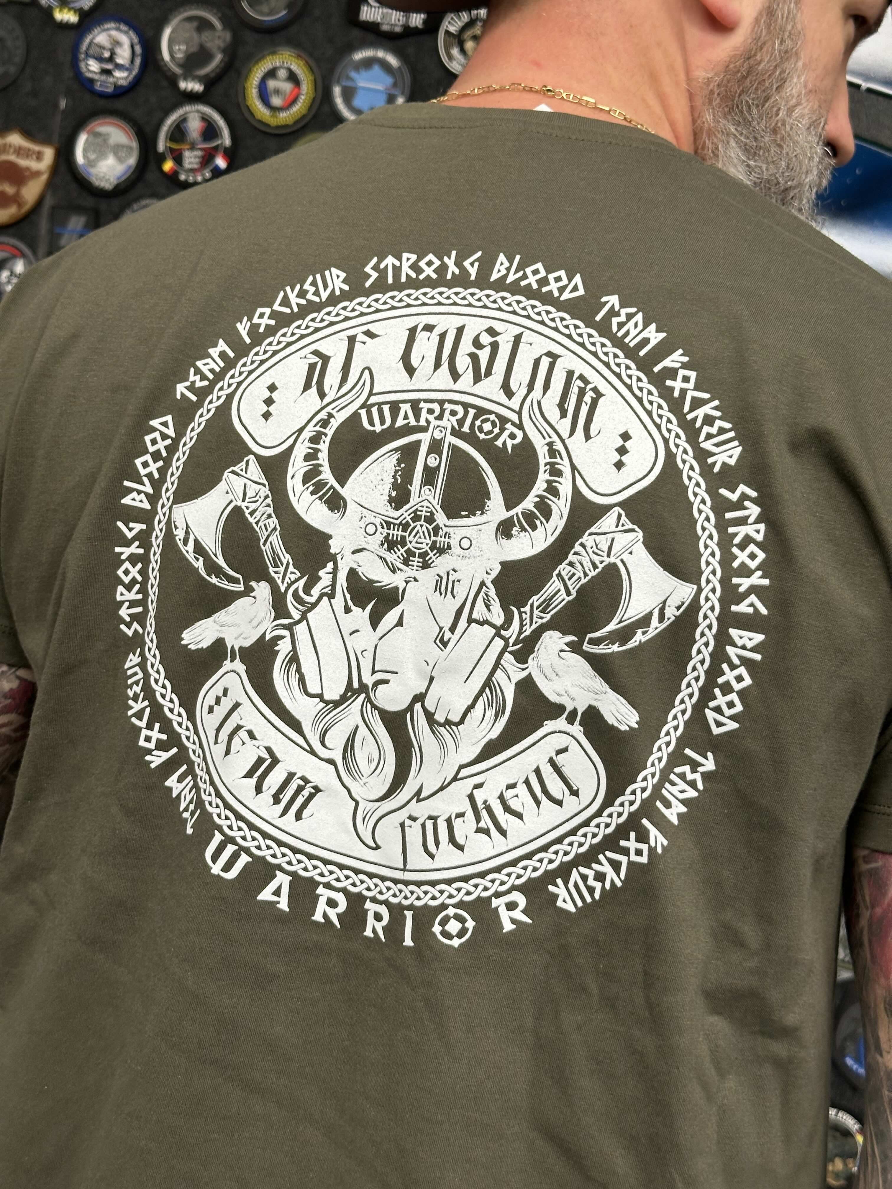 T-shirt Strong Blood - Kaki