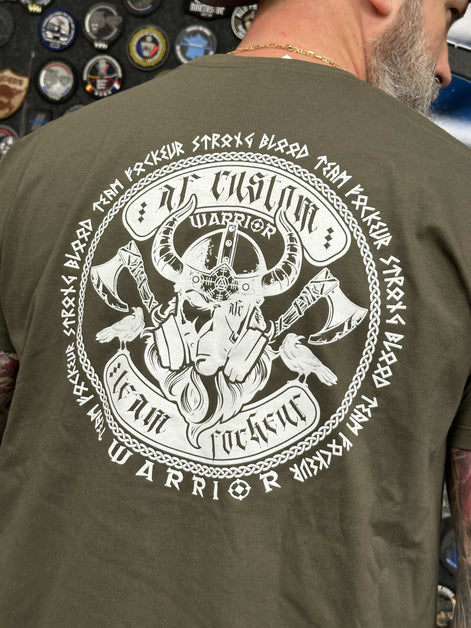T-shirt Strong Blood - Kaki