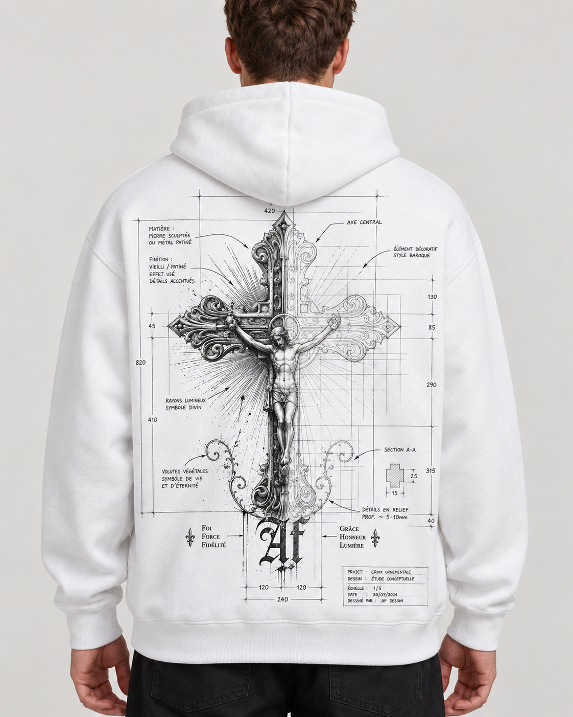 Sweat à Capuche - L’ARCHITECTE DU SACRÉ