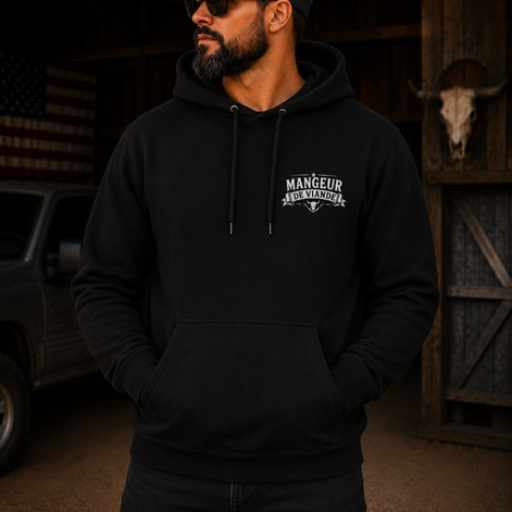 Sweat Mangeur de Viande - Monochrome