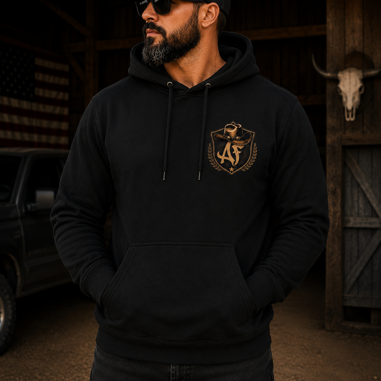 Sweat Mangeur de Viande - Noir