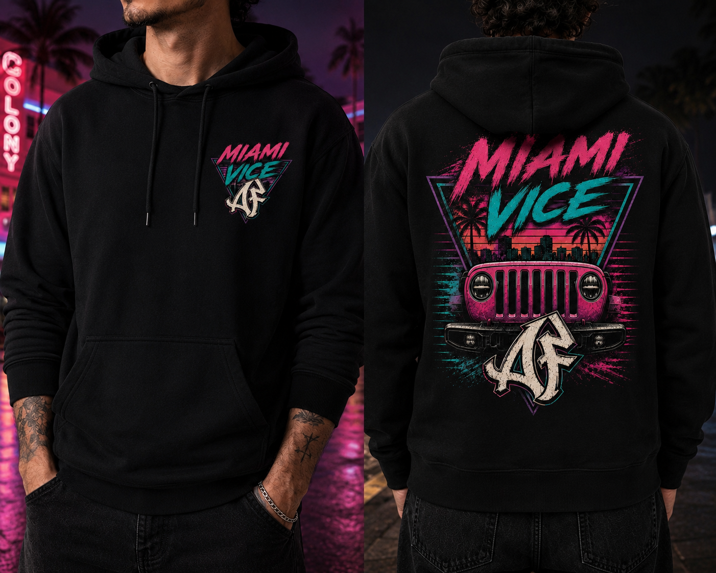 Sweat Miami Vice - Noir