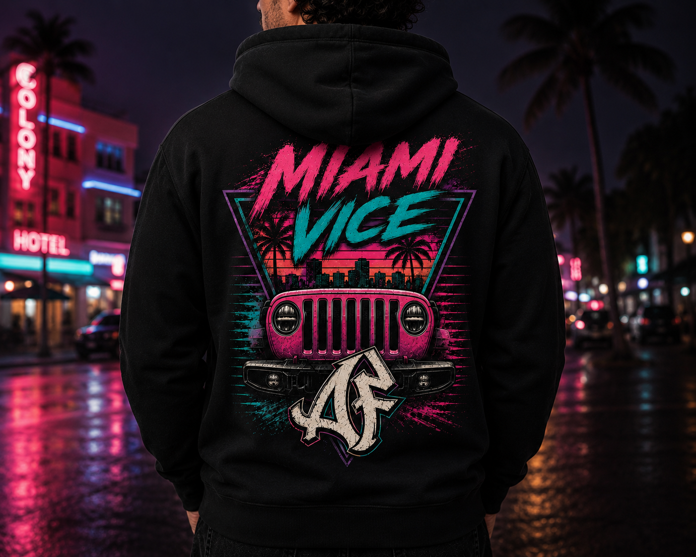 Sweat Miami Vice - Noir