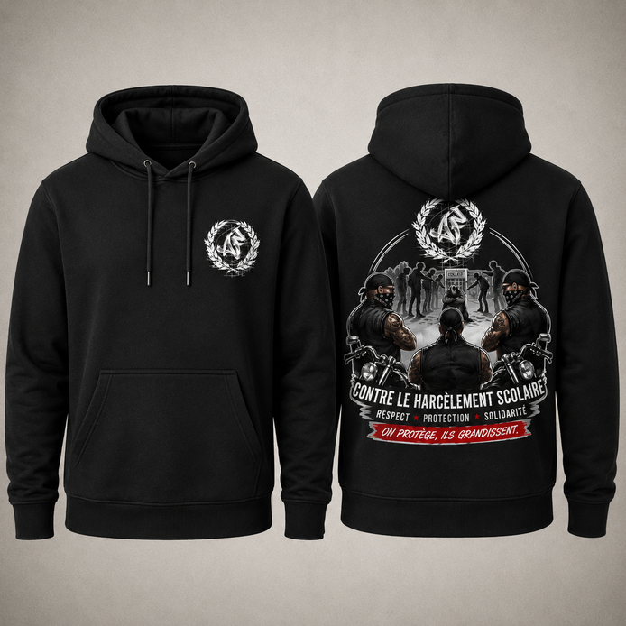Sweat STOP HARCELEMENT Noir