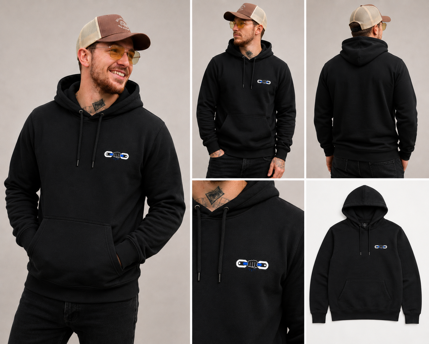 Sweat STOP HARCELEMENT Version 2 - Noir