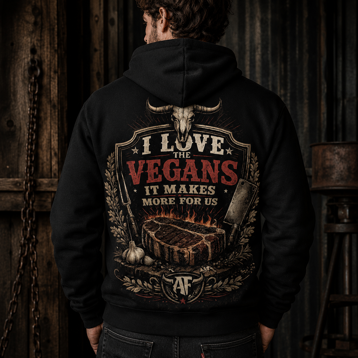 Sweat Vegan-  Noir