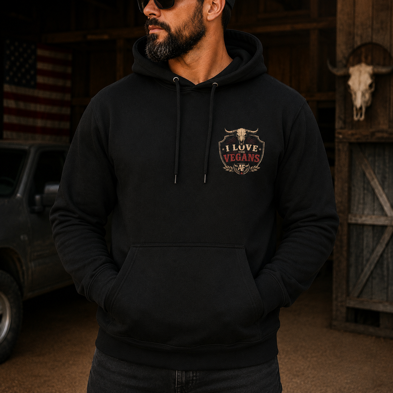 Sweat Vegan-  Noir