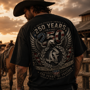 T-shirt Oversize 250 Ans - Noir