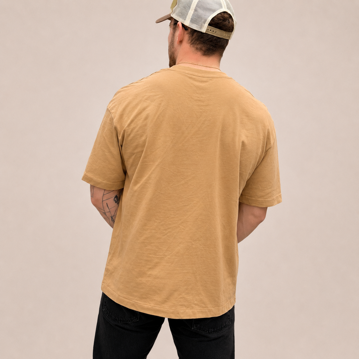 T-shirt Oversize L'Olivier - Tan