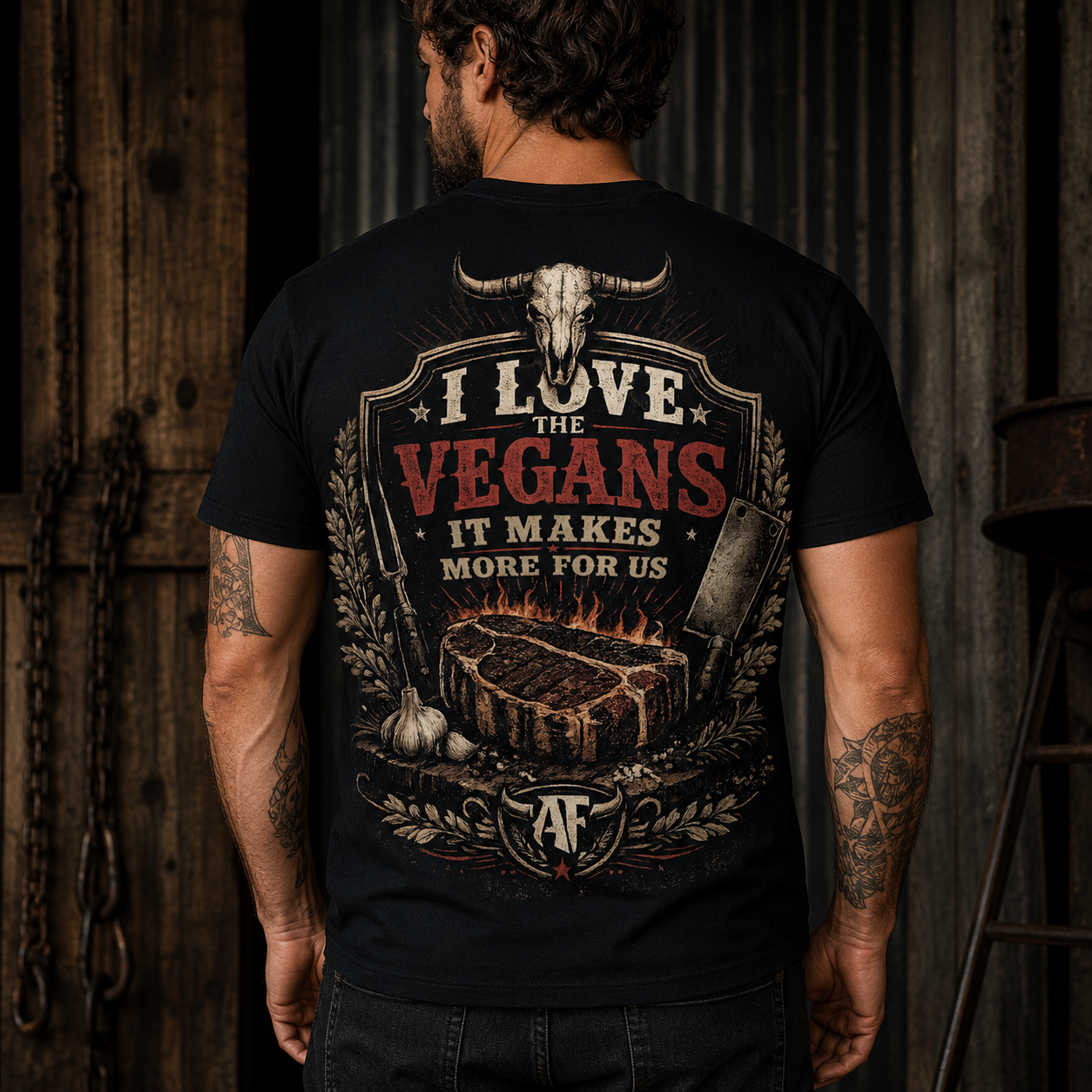 T-shirt Vegan - Noir