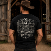 T-shirt Mangeur de Viande - Monochrome